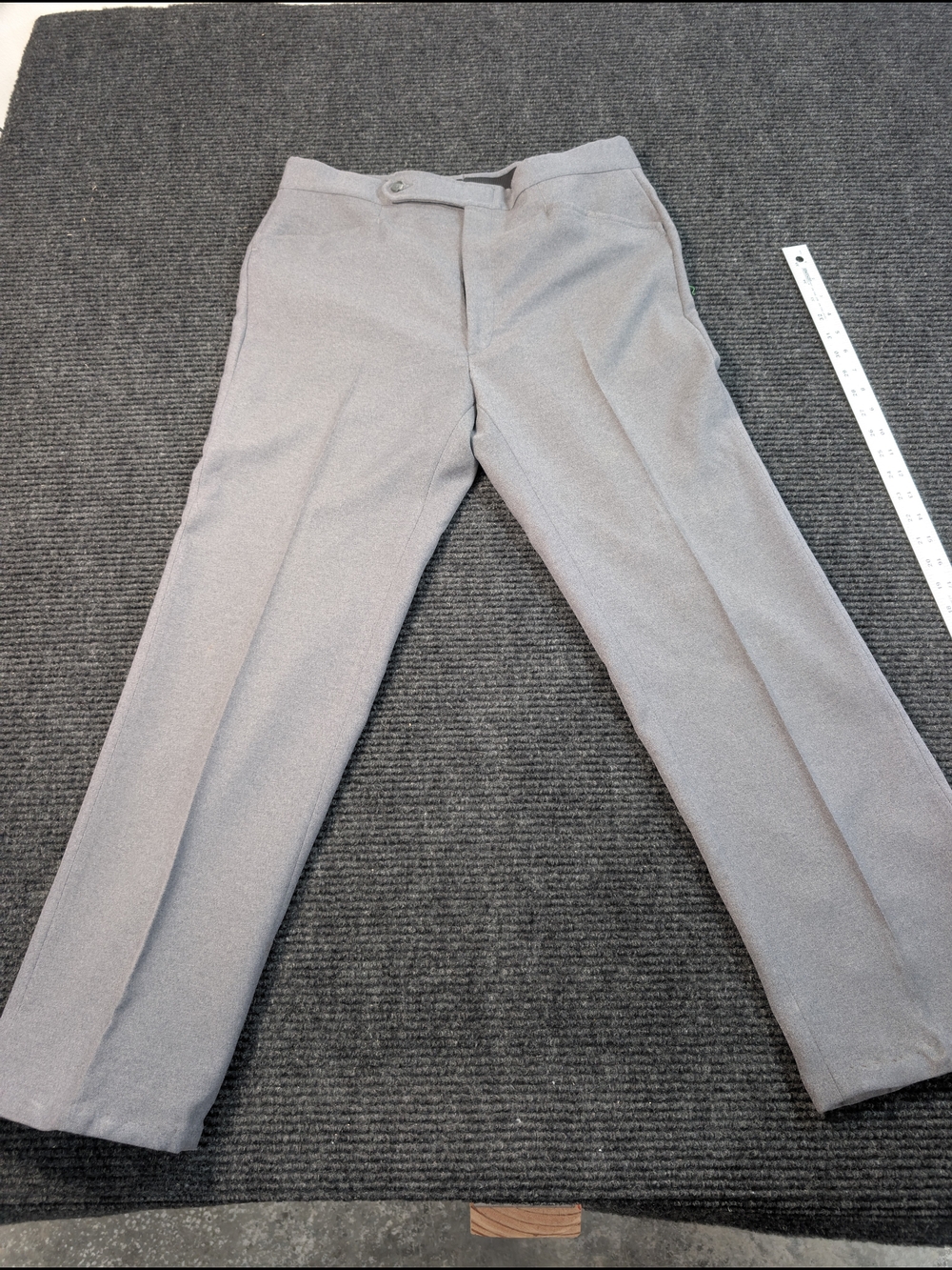 Haggar Light Gray Men's Dress Pants - Straight Leg